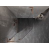 Mexen Lunar L pentagonal hinged left shower cabin 90 x 100 cm, transparent, brushed copper - 831L-090L-100P-65-00-L