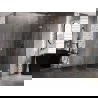 Mexen Lunar Pentagonal Right-Hinged Shower Enclosure 80 x 90 cm, Transparent, Brushed Copper - 831-080P-090L-65-00-P