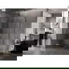 Mexen Lunar L pentagonal shower enclosure left hinged 90x100 cm, transparent, brushed gun gray - 831L-090L-100P-66-00-L