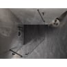 Mexen Lunar pentagonal left hinged shower cabin 90 x 100 cm, transparent, brushed gun gray - 831-090L-100P-66-00-L