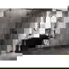 Mexen Lunar L pentagonal hinged shower cabin right 80x90 cm, transparent, gun gray brushed - 831L-080P-090L-66-00-P