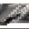 Mexen Lunar L pentagonal left hinged shower cabin 80 x 90 cm, transparent, black - 831L-080L-090P-70-00-L