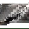 Mexen Lunar L pentagonal shower cabin left hinged 80 x 100 cm, transparent, black - 831L-080L-100P-70-00-L