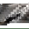 Mexen Lunar pentagonal shower cabin swinging left 80 x 100 cm, transparent, black - 831-080L-100P-70-00-L