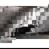 Mexen Lunar L pentagonal shower cabin, right swing door 80 x 100 cm, transparent, black - 831L-080P-100L-70-00-P