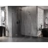 Mexen Lunar L pentagonal left swing shower cabin 90 x 100 cm, transparent, gun metal - 831L-090L-100P-95-00-L