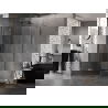 Mexen Lunar pentagonal left hinged shower cabin 80 x 90 cm, transparent, gun metal - 831-080L-090P-95-00-L