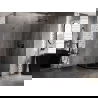 Mexen Lunar pentagonal pivot shower enclosure right 90 x 100 cm, transparent, gun metal - 831-090P-100L-95-00-P