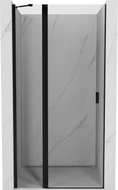 Mexen Mist hinged shower door 75 cm, transparent, black - 8A4-075-000-70-00