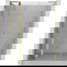 Mexen Mist L shower door hinged 145 cm, transparent, gold - 8A4L-145-001-50-00