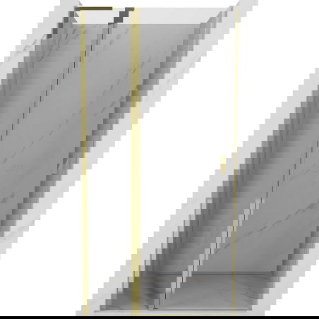 Mexen Mist L shower door, hinged, 95 cm, transparent, gold - 8A4L-095-000-50-00