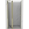 Mexen Mist L 120 cm Hinged Shower Door, Transparent, Gold - 8A4L-120-000-50-00