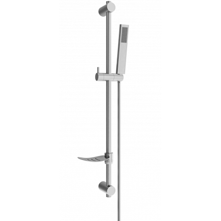 Mexen DF00 sliding shower set, brushed gun gray - 785004582-66