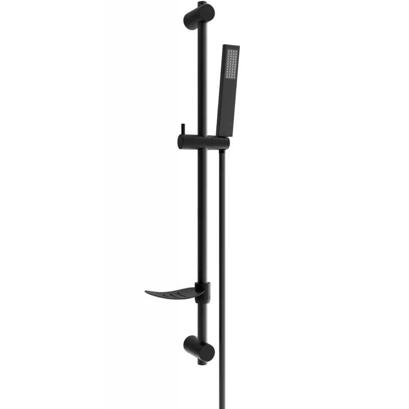 Mexen DF00 slide shower set, black - 785004582-70