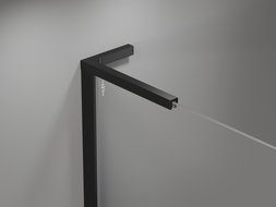 Mexen Mist L shower doors right hinged 120 cm, black frame, black - 8A4L-120-000-70-70-P