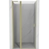 Mexen Mist L 115 cm Hinged Shower Door, Transparent, Brushed Gold - 8A4L-115-000-55-00