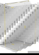 Mexen Mist-H T left opening shower cabin 110 x 100 cm, transparent, gold - 8A5T-110-100-50-00-L