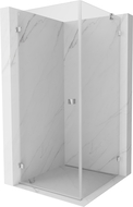 Mexen Lunar-B pivot shower cabin left 80 x 80 cm, transparent, chrome - 832-080-080-01-00-L