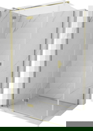 Mexen Mist-H T Shower Enclosure Left Hinged 90 x 120 cm, Transparent, Gold - 8A5T-090-120-50-00-L