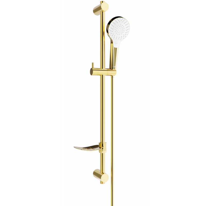 Mexen DF05 golden sliding shower set - 785054582-50