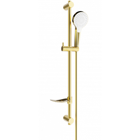 Mexen DF05 golden sliding shower set - 785054582-50