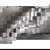 Mexen Lunar-B right hinged shower cabin 90 x 90 cm, transparent, chrome - 832-090-090-01-00-P