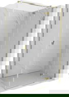 Mexen Mist-H T Hinged Shower Enclosure Right 120 x 90 cm, Transparent, Gold - 8A5T-120-090-50-00-P