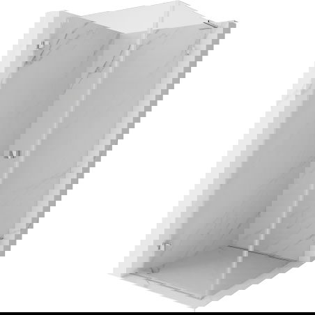 Mexen Lunar-B L swing shower enclosure left 100 x 100 cm, transparent, chrome - 832L-100-100-01-00-L