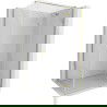 Mexen Mist H T shower cabin tilting right 80 x 100 cm, transparent, gold - 8A5T-080-100-50-00-P
