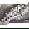 Mexen Lunar-B Right Folding Shower Cabin 95 x 70 cm, Transparent, White - 832-095-070-20-00-P