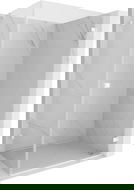 Mexen Lunar-B Right-Opening Shower Enclosure 100 x 80 cm, Transparent, White - 832-100-080-20-00-P