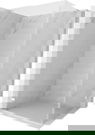 Mexen Lunar-B L left hinged shower enclosure 90 x 70 cm, transparent, white - 832L-090-070-20-00-L