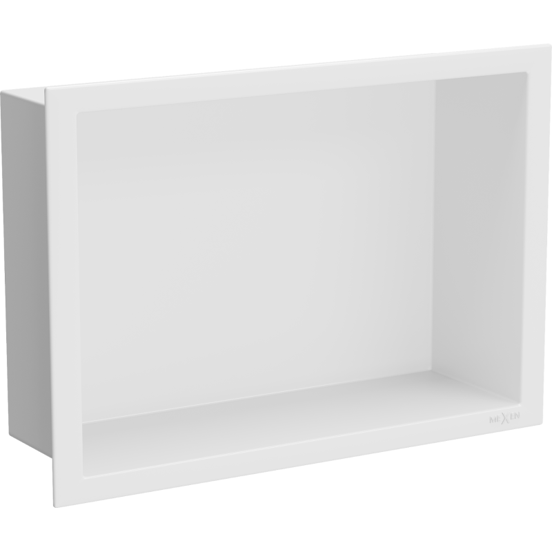 Mexen X-Wall-R shower niche with flange 30 x 20 cm, White - 1920302010
