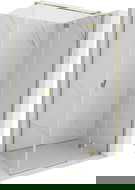 Mexen Mist-H T right-hinged shower cabin 80 x 120 cm, transparent, gold - 8A5T-080-120-50-00-P