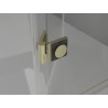 Mexen Mist-H T right-hand hinged shower cabin 90 x 70 cm, transparent, brushed gold - 8A5T-090-070-55-00-P
