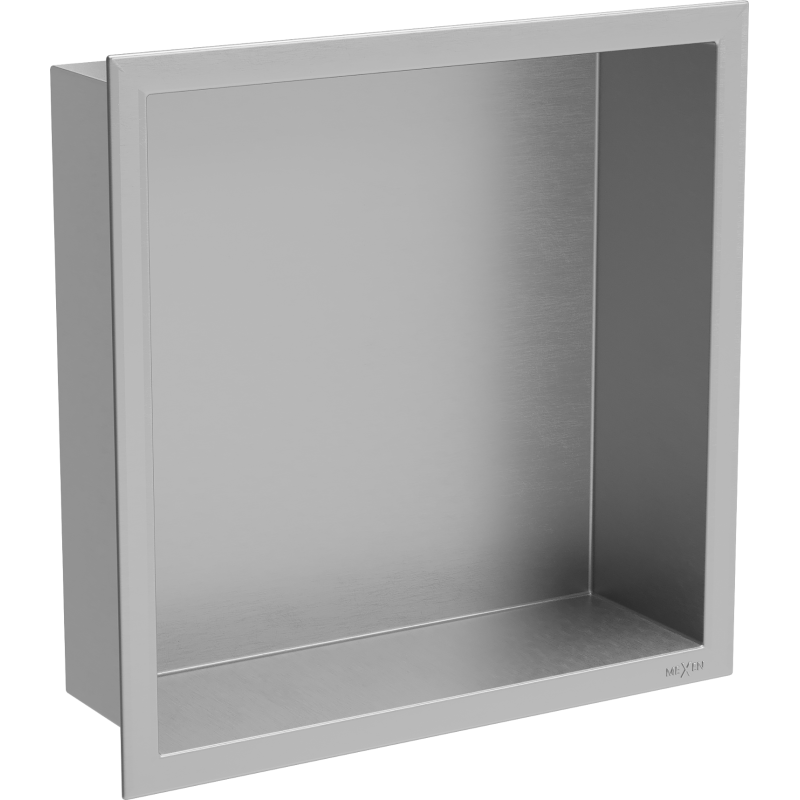 Mexen X-Wall-R niche shelf with flange 30 x 30 cm, inox - 1910303010