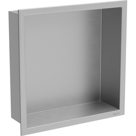 Mexen X-Wall-R niche shelf with flange 30 x 30 cm, inox - 1910303010