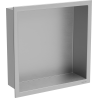 Mexen X-Wall-R niche shelf with flange 30 x 30 cm, inox - 1910303010