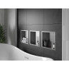 Mexen X-Wall-R recessed shelf with flange 30 x 30 cm, inox - 1910303010