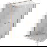 Mexen Mist H T shower cabin left swing 90 x 70 cm, transparent, brushed copper - 8A5T-090-070-65-00-L
