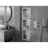 Mexen X-Wall-R niche shelf with flange 30 x 30 cm, inox - 1910303010