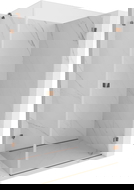 Mexen Lunar-B shower cabin right-hand hinged 90 x 70 cm, transparent, pink gold - 832-090-070-60-00-P