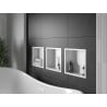 Mexen X-Wall-R recessed shelf with flange 30 x 30 cm, white - 1920303010