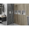 Mexen X-Wall-R recessed shelf with flange 30 x 30 cm, white - 1920303010