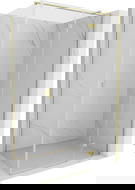 Mexen Mist-H T right hinged shower cabin 70 x 110 cm, transparent, brushed gold - 8A5T-070-110-55-00-P