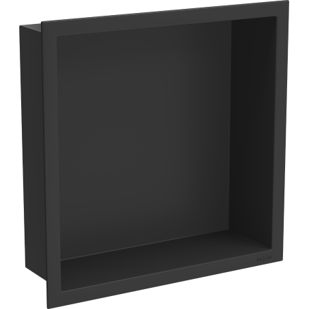 Mexen X-Wall-R recessed shelf with flange 30 x 30 cm, black - 1970303010