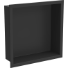 Mexen X-Wall-R recessed shelf with flange 30 x 30 cm, black - 1970303010