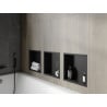 Mexen X-Wall-R shower niche with flange 30 x 30 cm, Black - 1970303010