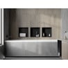 Mexen X-Wall-R shower niche with flange 30 x 30 cm, Black - 1970303010