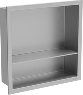 Mexen X-Wall-R shower niche with flange and shelf 30 x 30 cm, inox - 1910303010S